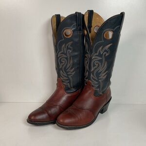 Vintage Double H Buckaroo Cowboy Boots 10.5 EE Punchy